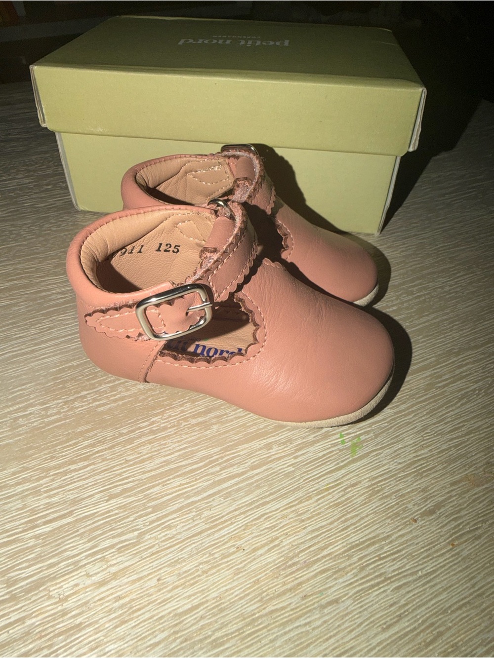 Petit Nord Copenhagen Pink Baby Shoe size EU18/US3k/UK 2k - Picture 2 of 9